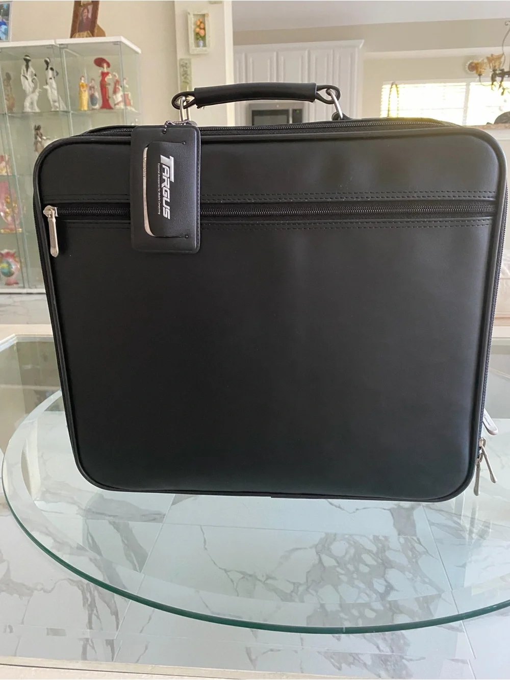 Targus Black Men’s Briefcase - Sleek Professional Laptop Bag